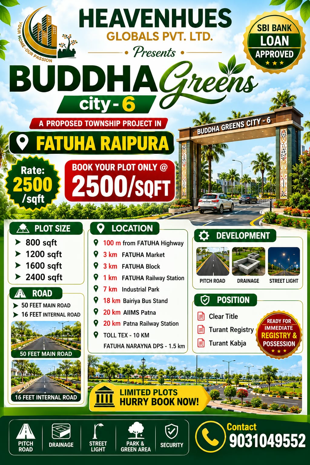 Buddha Greens City 5 Fatuha Flyer