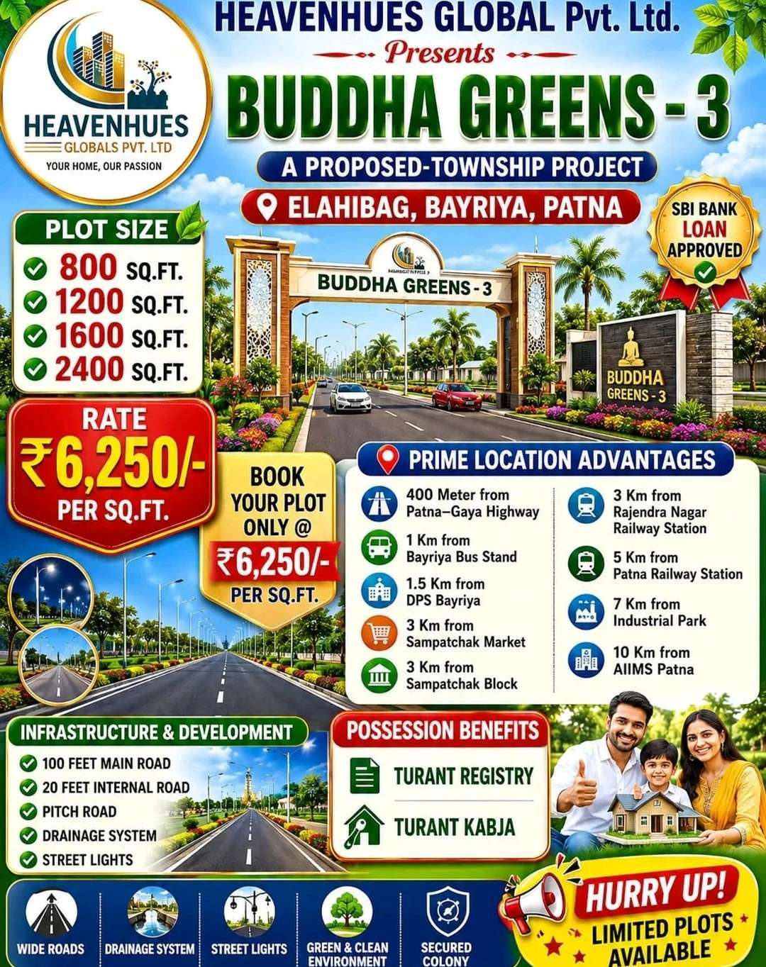 Buddha Greens 3 Flyer